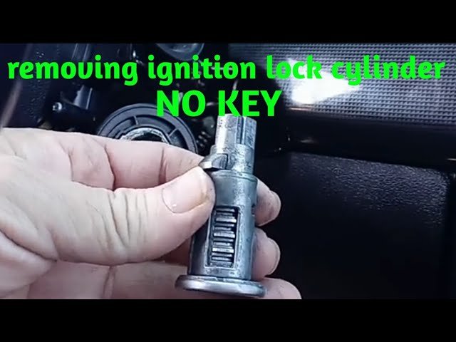 Step-By-Step Diagram: Remove Chevy Ignition Lock Cylinder Without Key